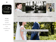 Tablet Screenshot of antoinepetit.com